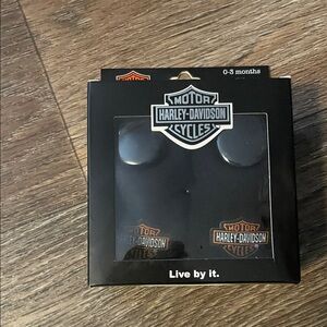 Harley-Davidson Black Baby Booties